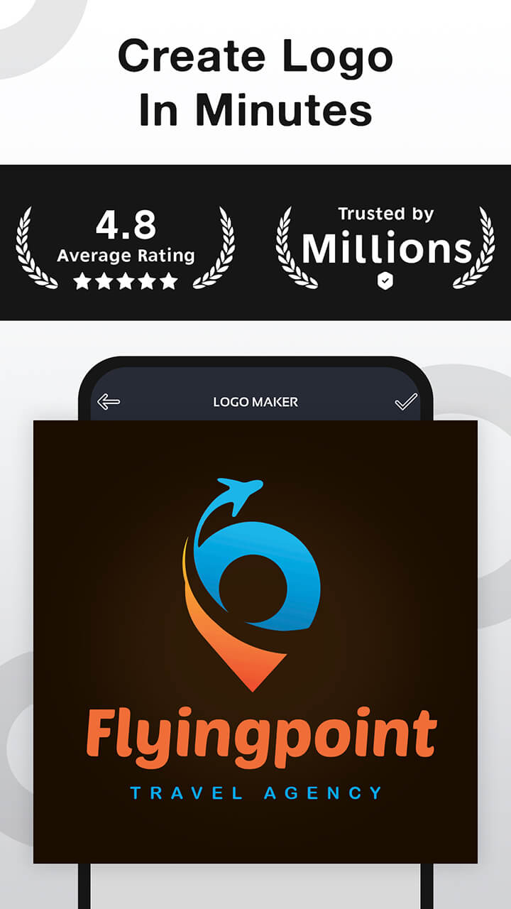 اسکرین شات 1 برنامه Logo Maker: Logo Creator