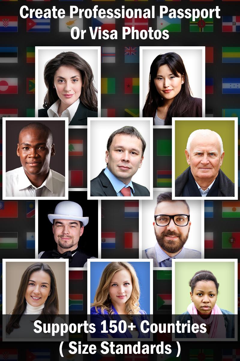 اسکرین شات 1 برنامه Passport Size Photo Editor