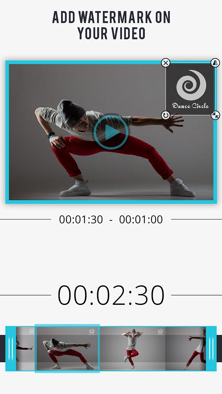 اسکرین شات 5 برنامه Video Watermark - Create & Add
