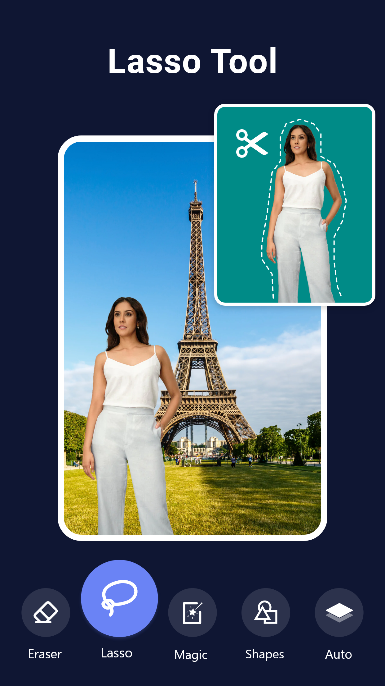 اسکرین شات 2 برنامه Magic Eraser Background Editor