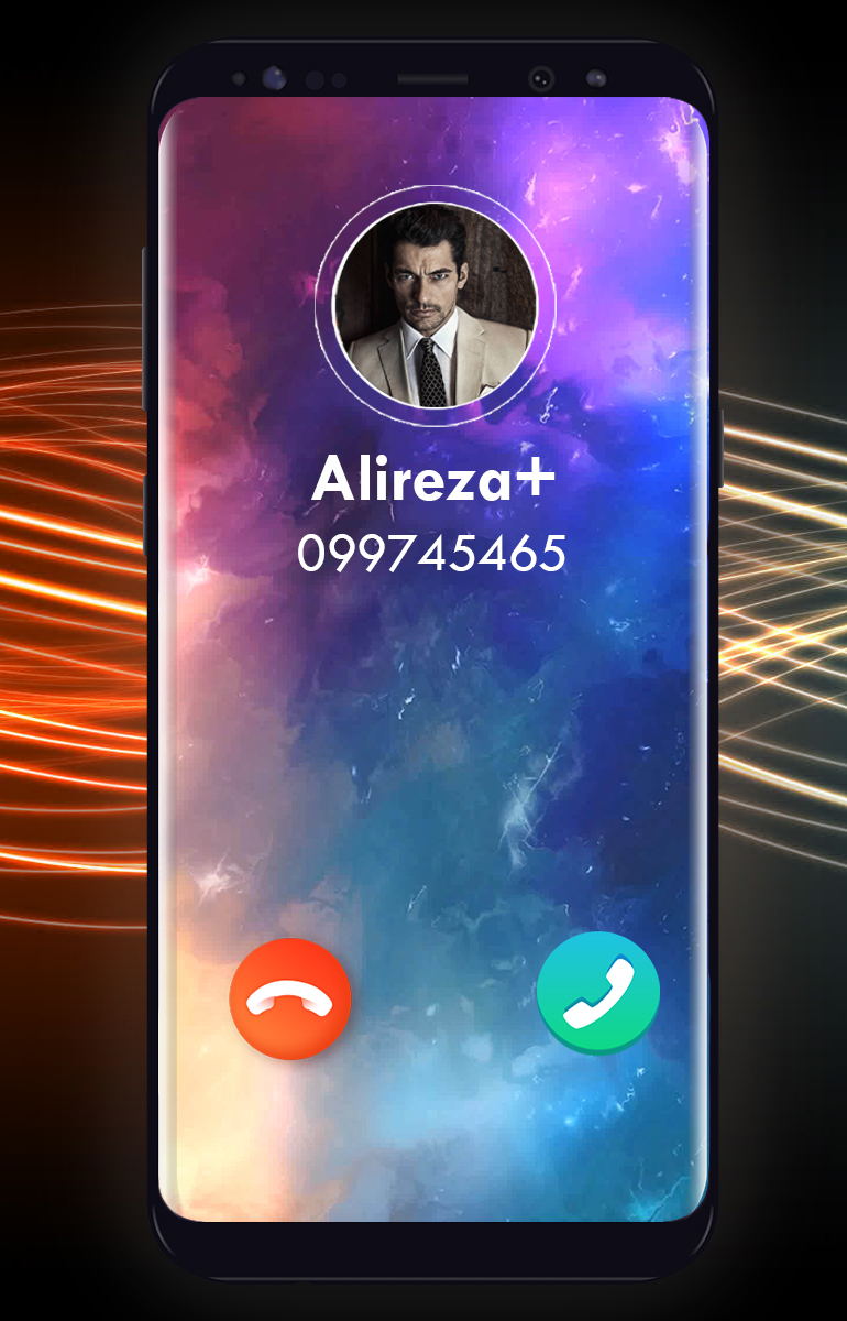 اسکرین شات 2 برنامه زنگارنگ - قالب‌های زیبای صفحه تماس