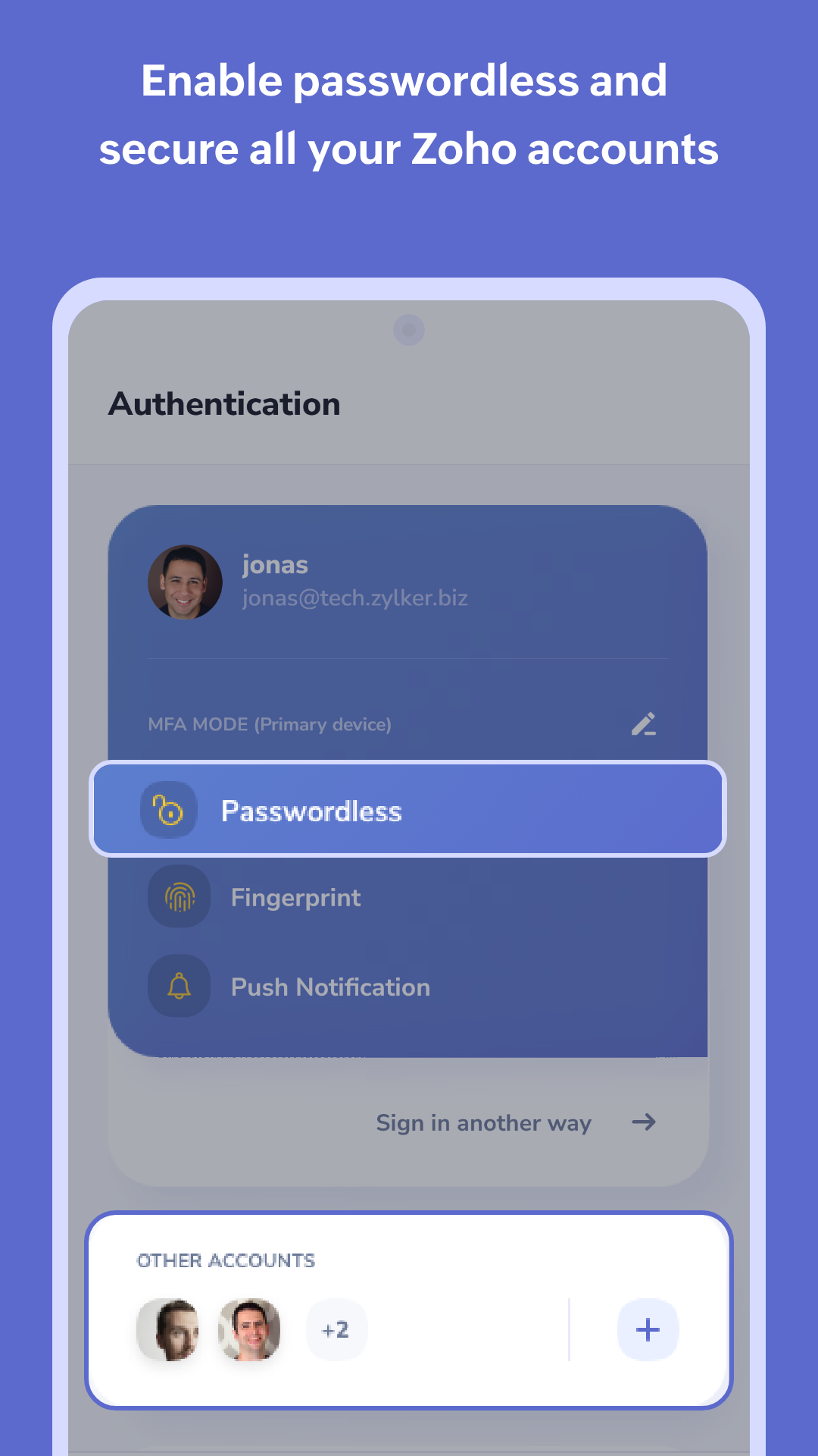 اسکرین شات 6 برنامه Authenticator App - OneAuth