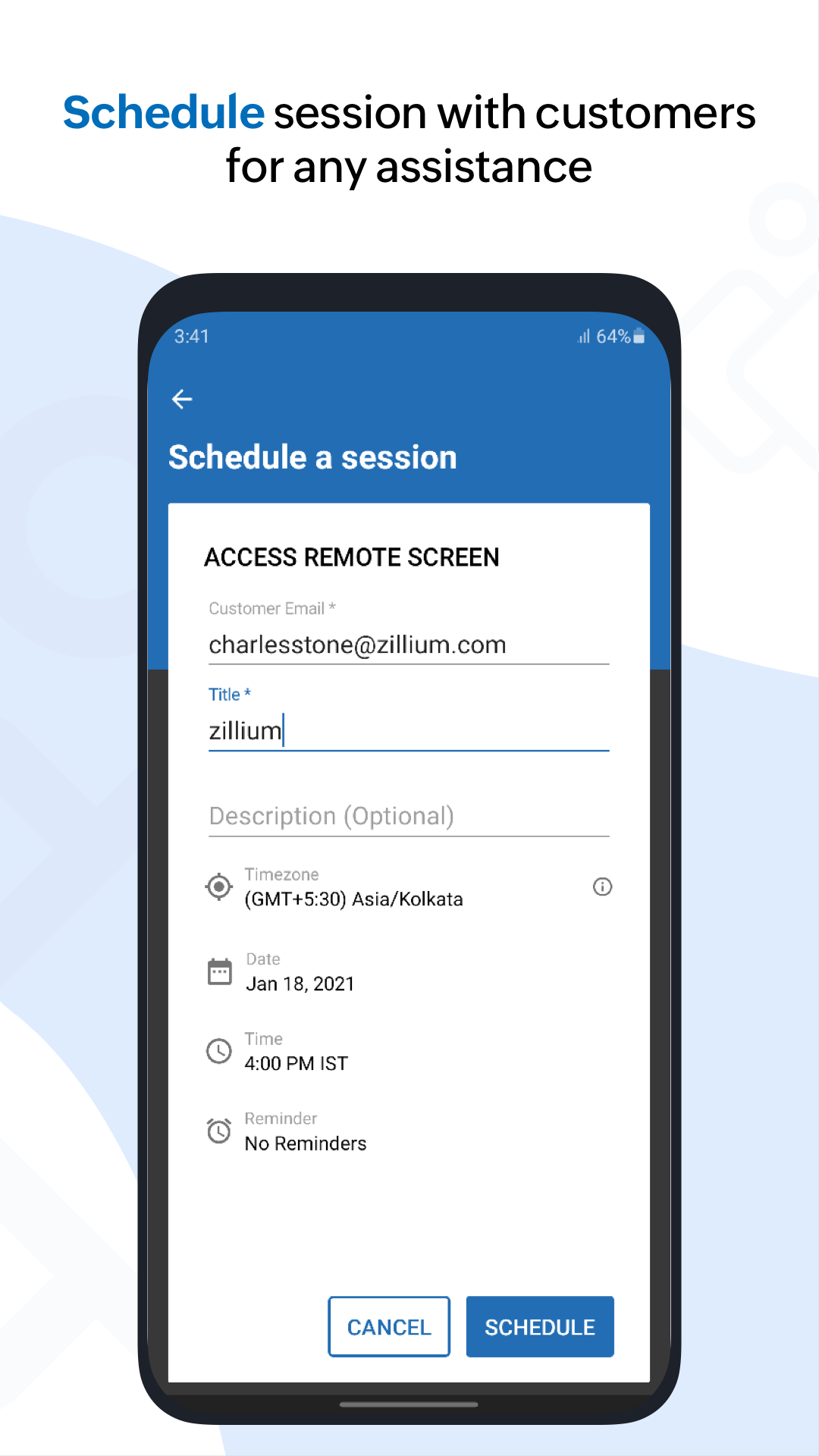 اسکرین شات 8 برنامه Zoho Assist - Remote Desktop