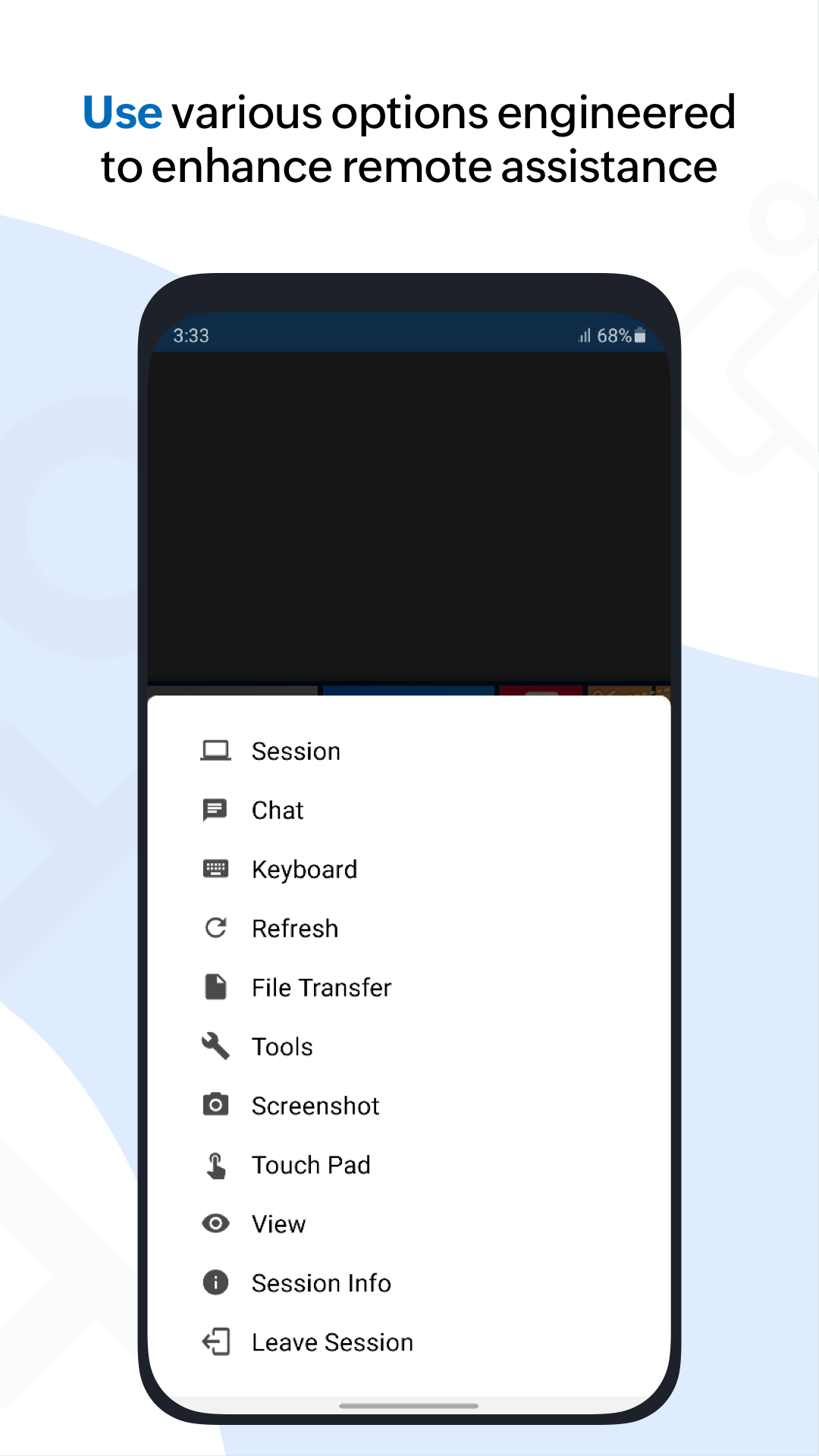 اسکرین شات 4 برنامه Zoho Assist - Remote Desktop