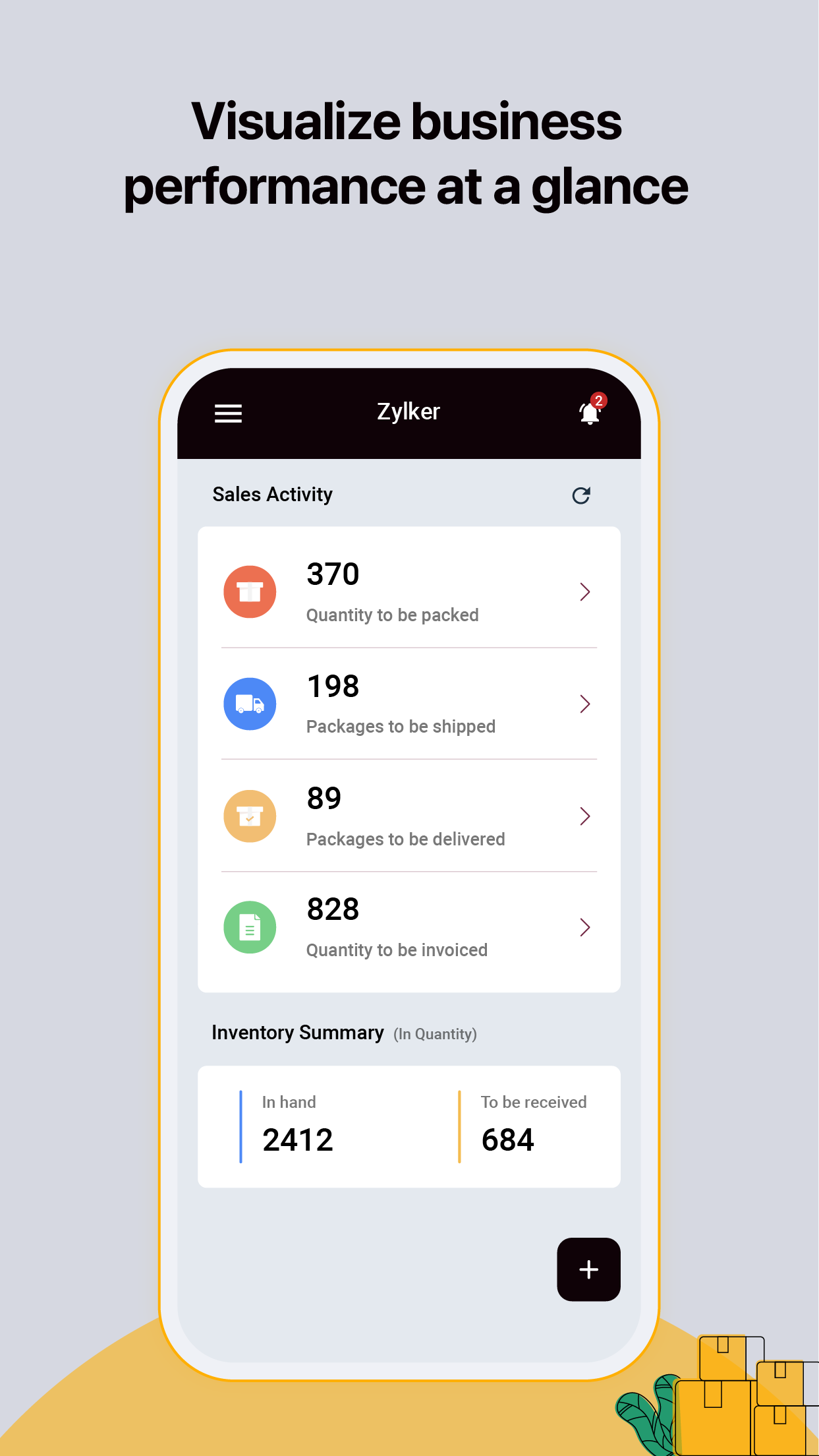اسکرین شات 3 برنامه Inventory Management App-Zoho