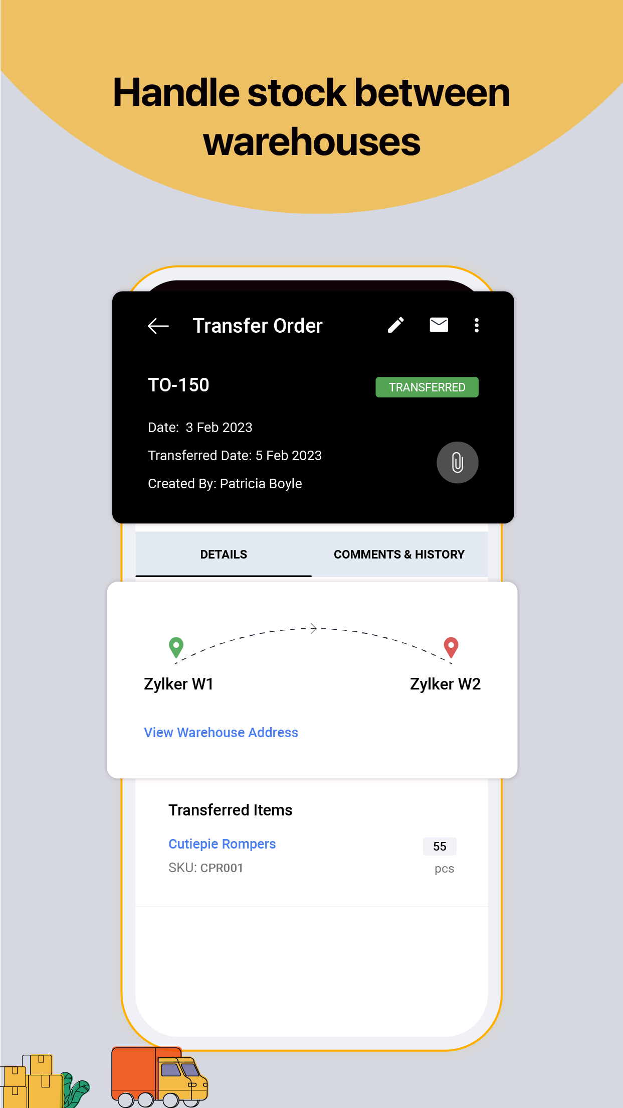 اسکرین شات 6 برنامه Inventory Management App-Zoho