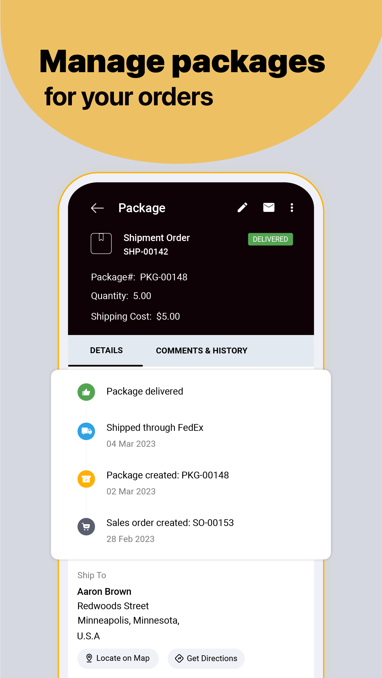 اسکرین شات 2 برنامه Inventory Management App -Zoho