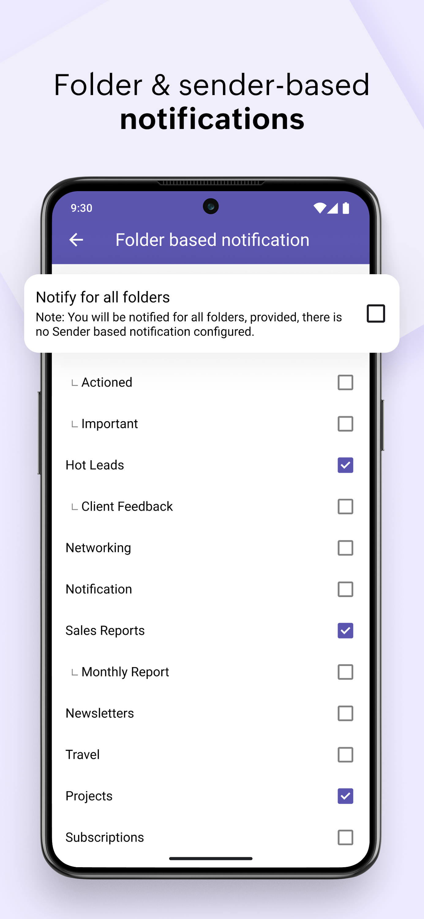 اسکرین شات 2 برنامه Zoho Mail - Email and Calendar