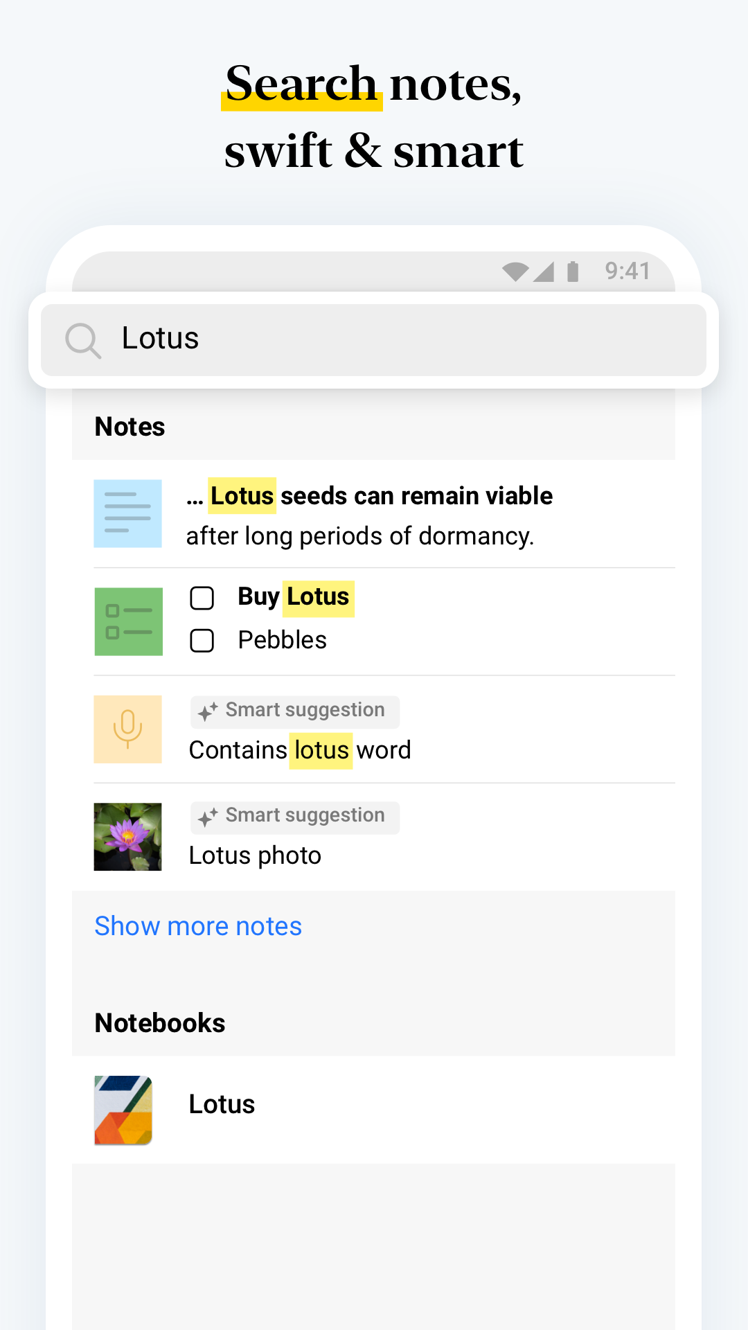 اسکرین شات 6 برنامه Notebook–Notes, Lists, Planner
