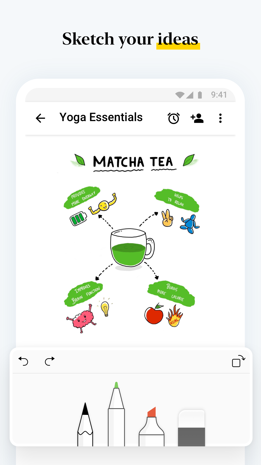 اسکرین شات 4 برنامه Notebook–Notes, Lists, Planner