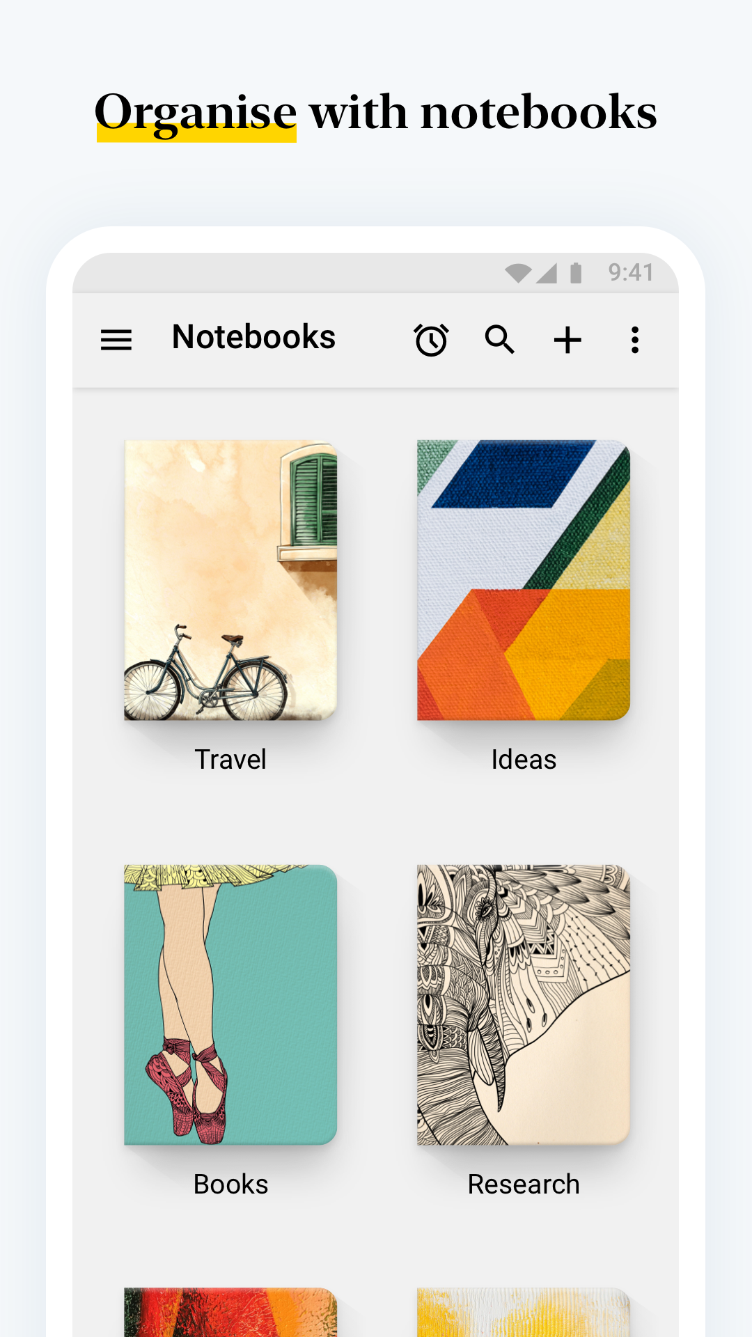 اسکرین شات 5 برنامه Notebook–Notes, Lists, Planner