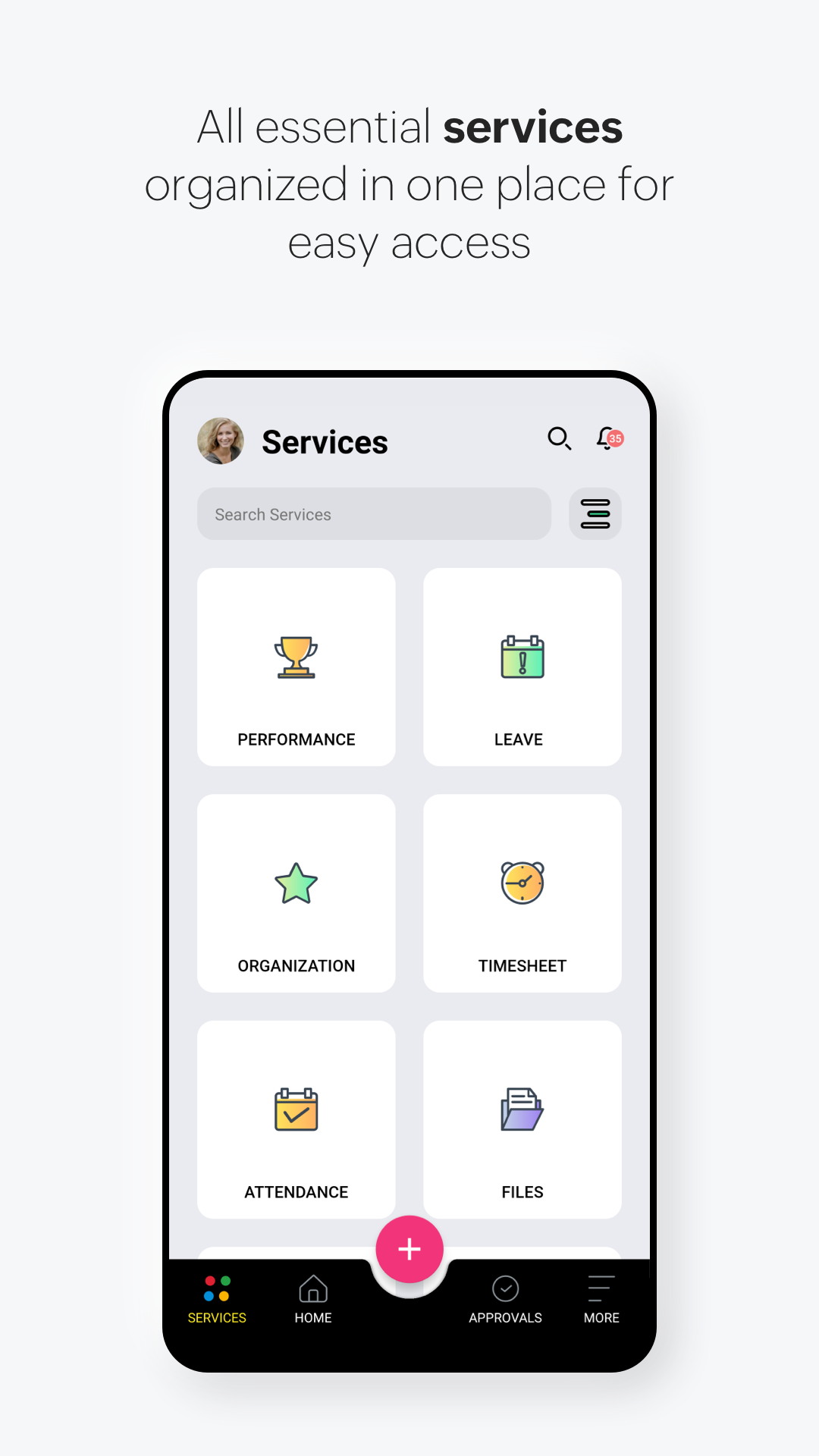 اسکرین شات 1 برنامه Zoho People - HR Management