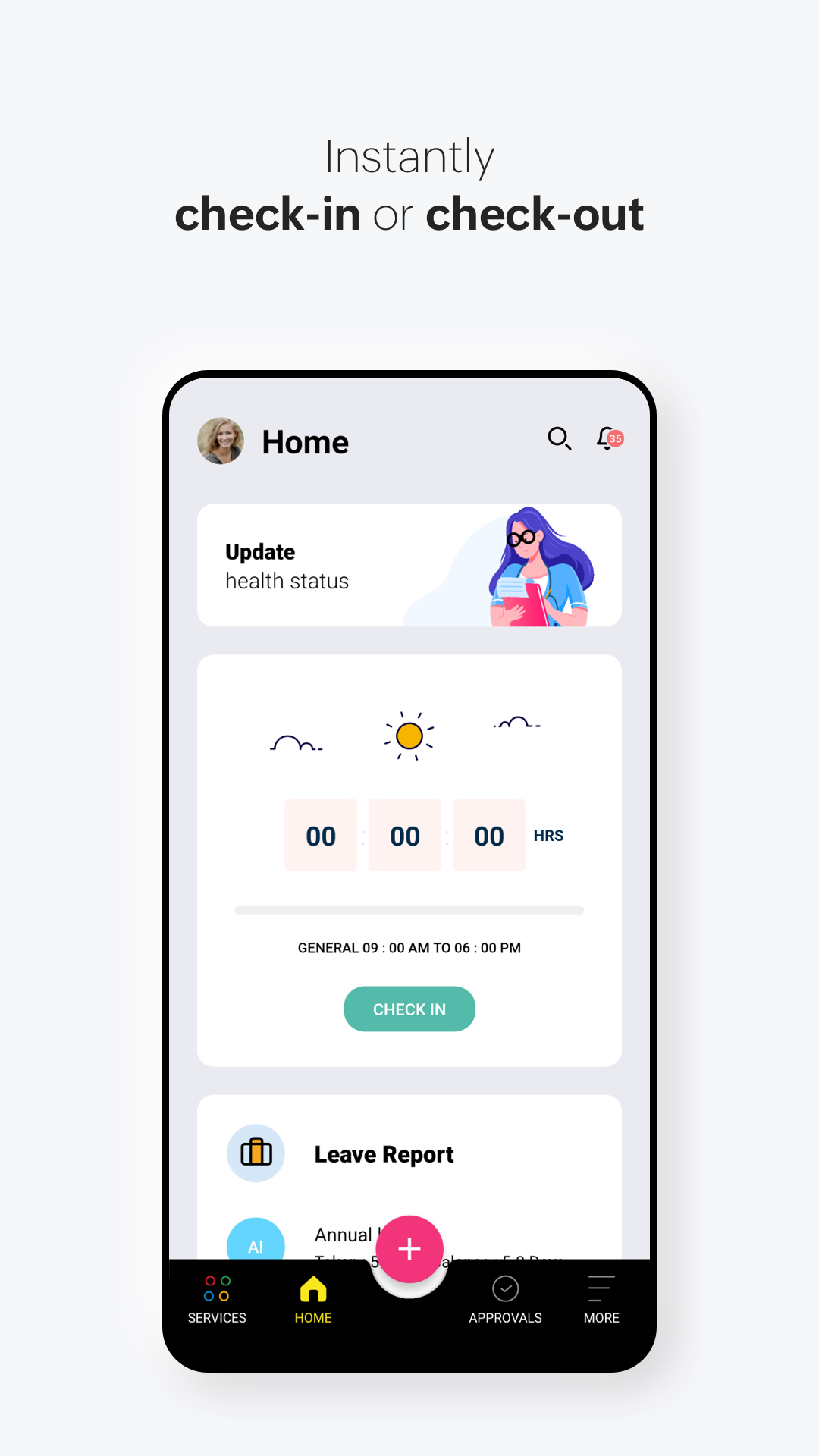 اسکرین شات 2 برنامه Zoho People - HR Management