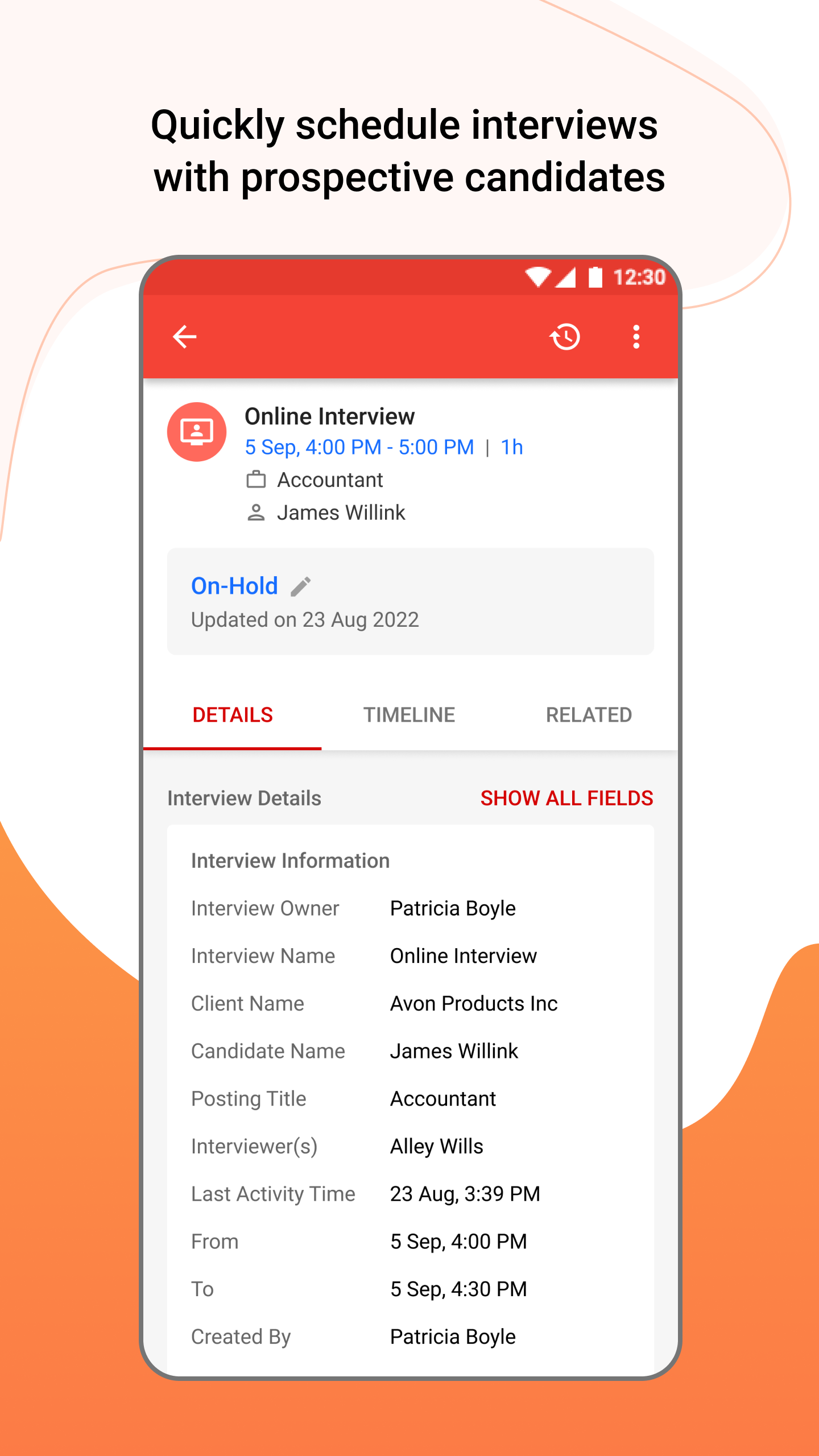 اسکرین شات 2 برنامه Zoho Recruit - Recruiting CRM
