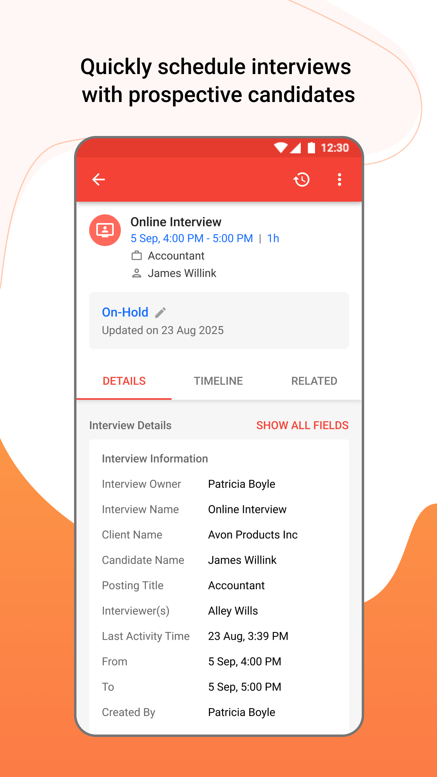 اسکرین شات 2 برنامه Zoho Recruit - Recruiting CRM