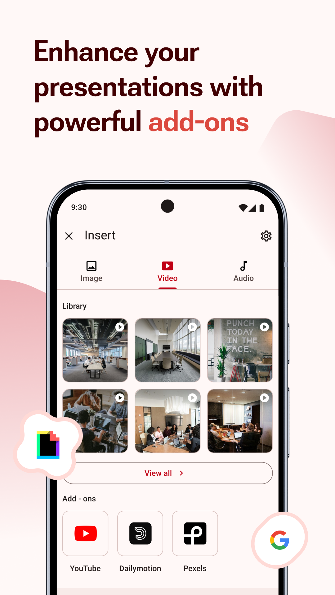 اسکرین شات 7 برنامه Zoho Show: Presentation Maker
