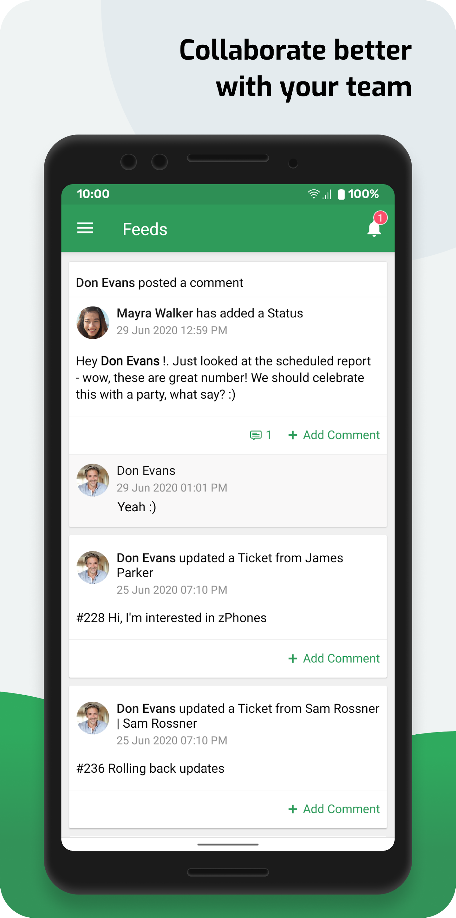 اسکرین شات 7 برنامه Zoho Desk