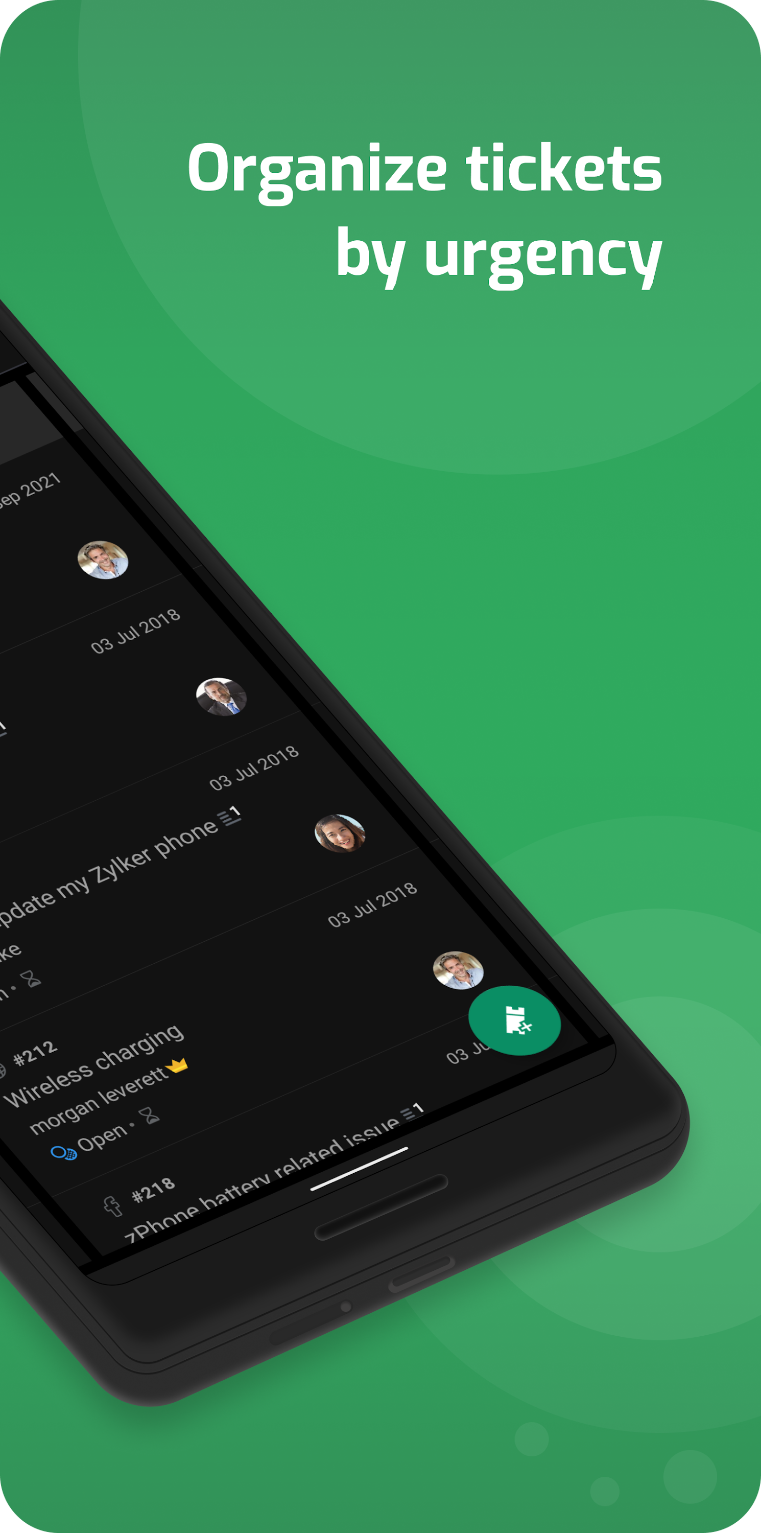 اسکرین شات 2 برنامه Zoho Desk