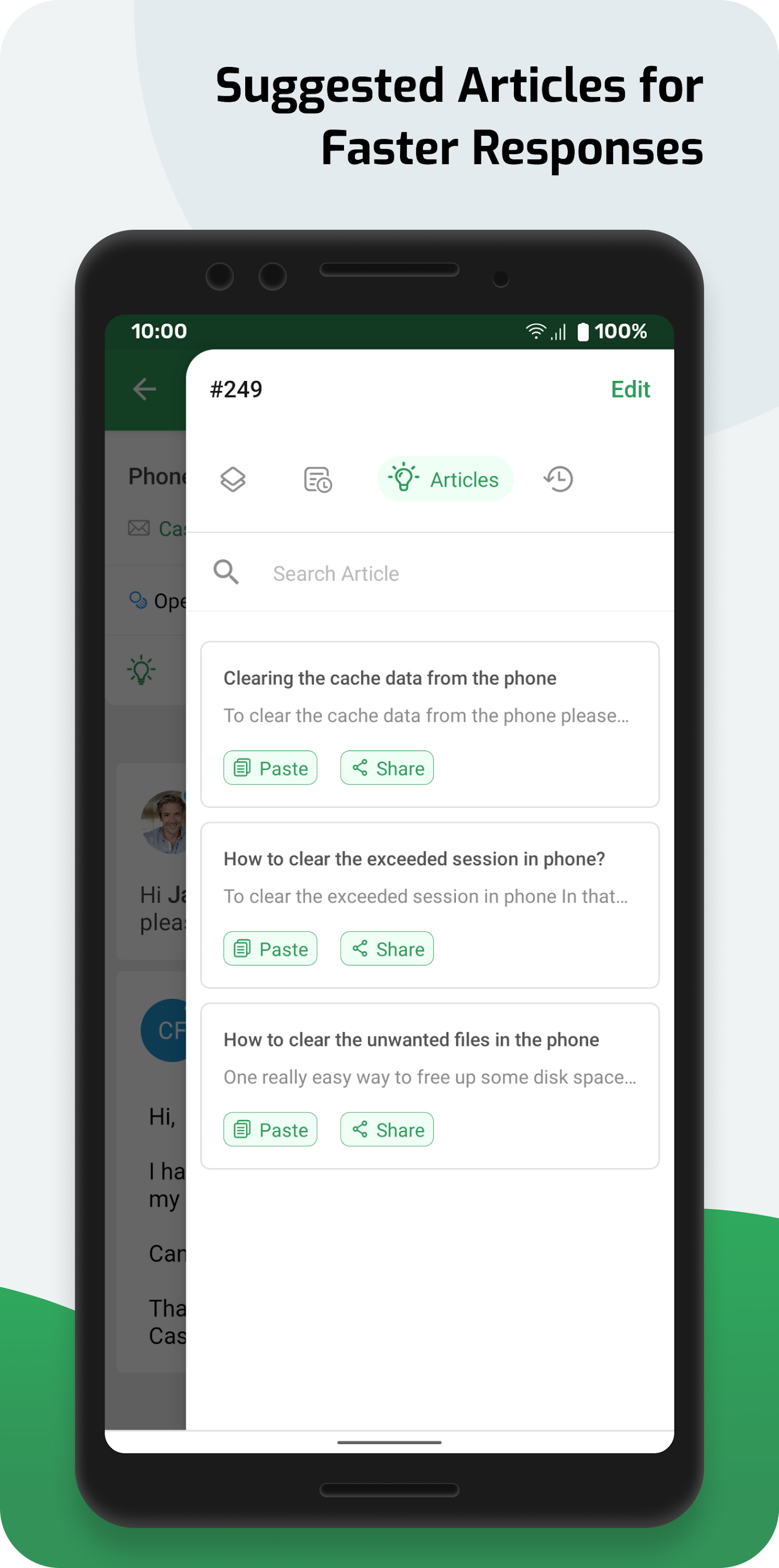 اسکرین شات 6 برنامه Zoho Desk