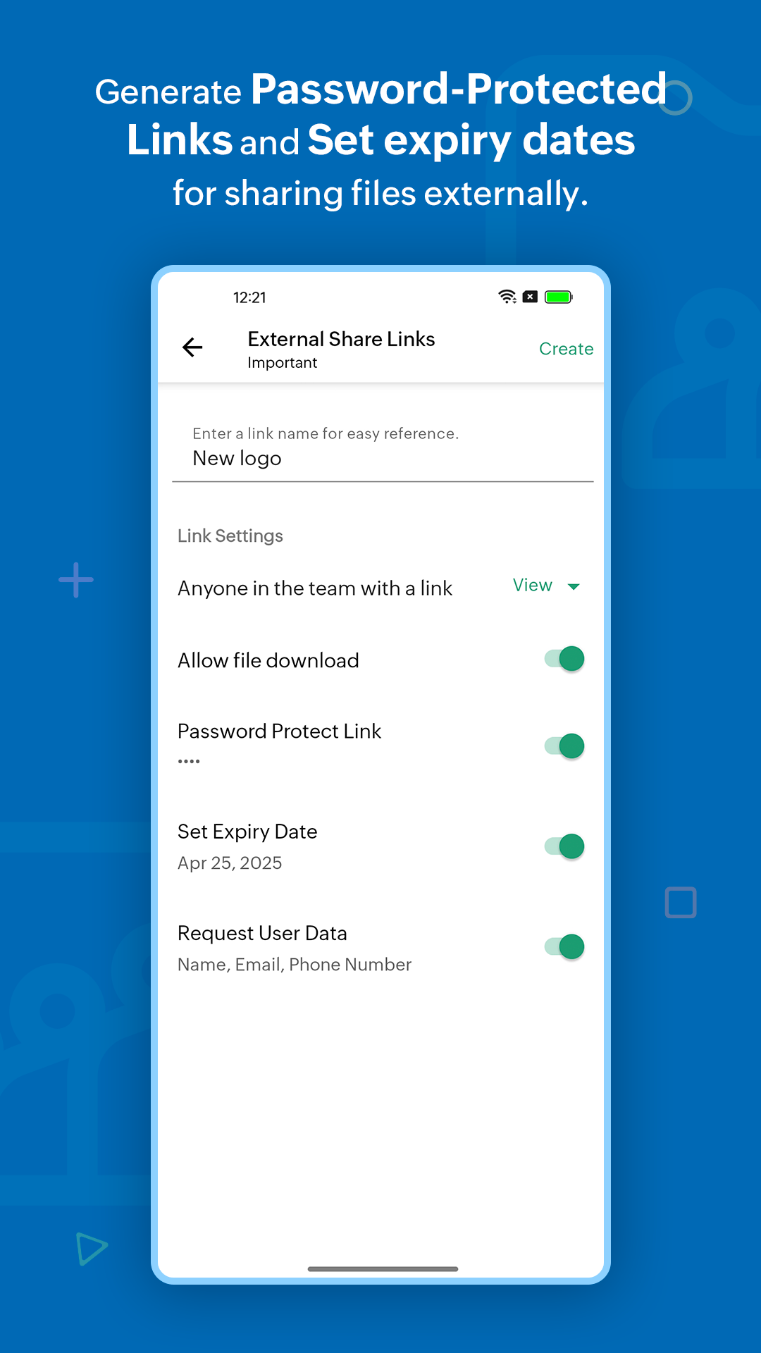 اسکرین شات 4 برنامه Zoho WorkDrive