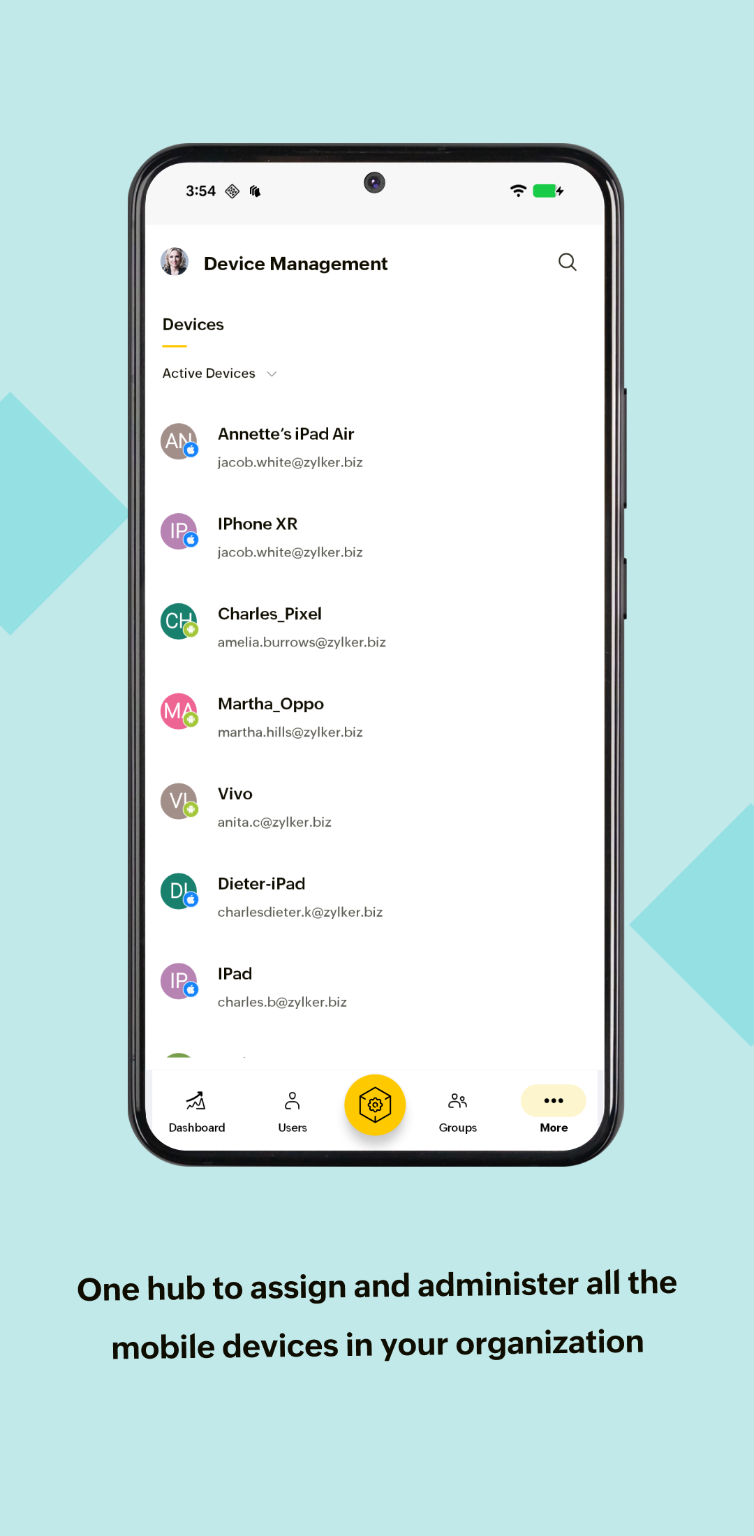 اسکرین شات 5 برنامه Zoho One Admin