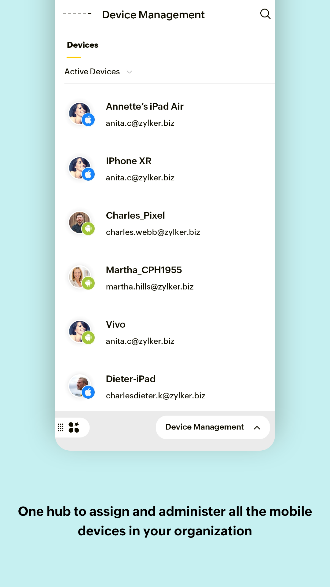 اسکرین شات 6 برنامه Zoho One - The Business Suite