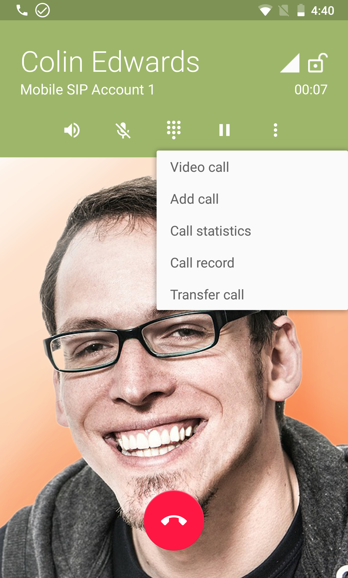اسکرین شات 3 برنامه Zoiper IAX SIP VOIP Softphone