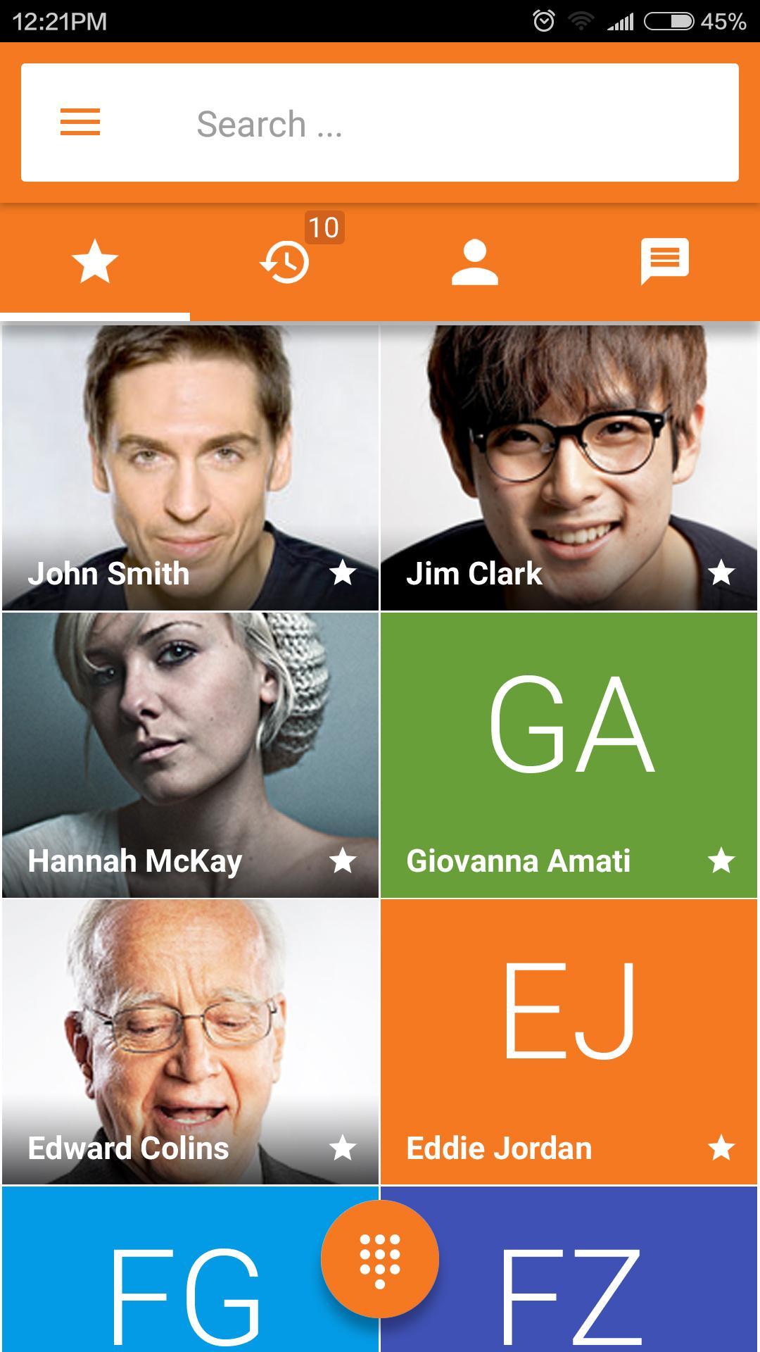 اسکرین شات 1 برنامه ZoiperBeta