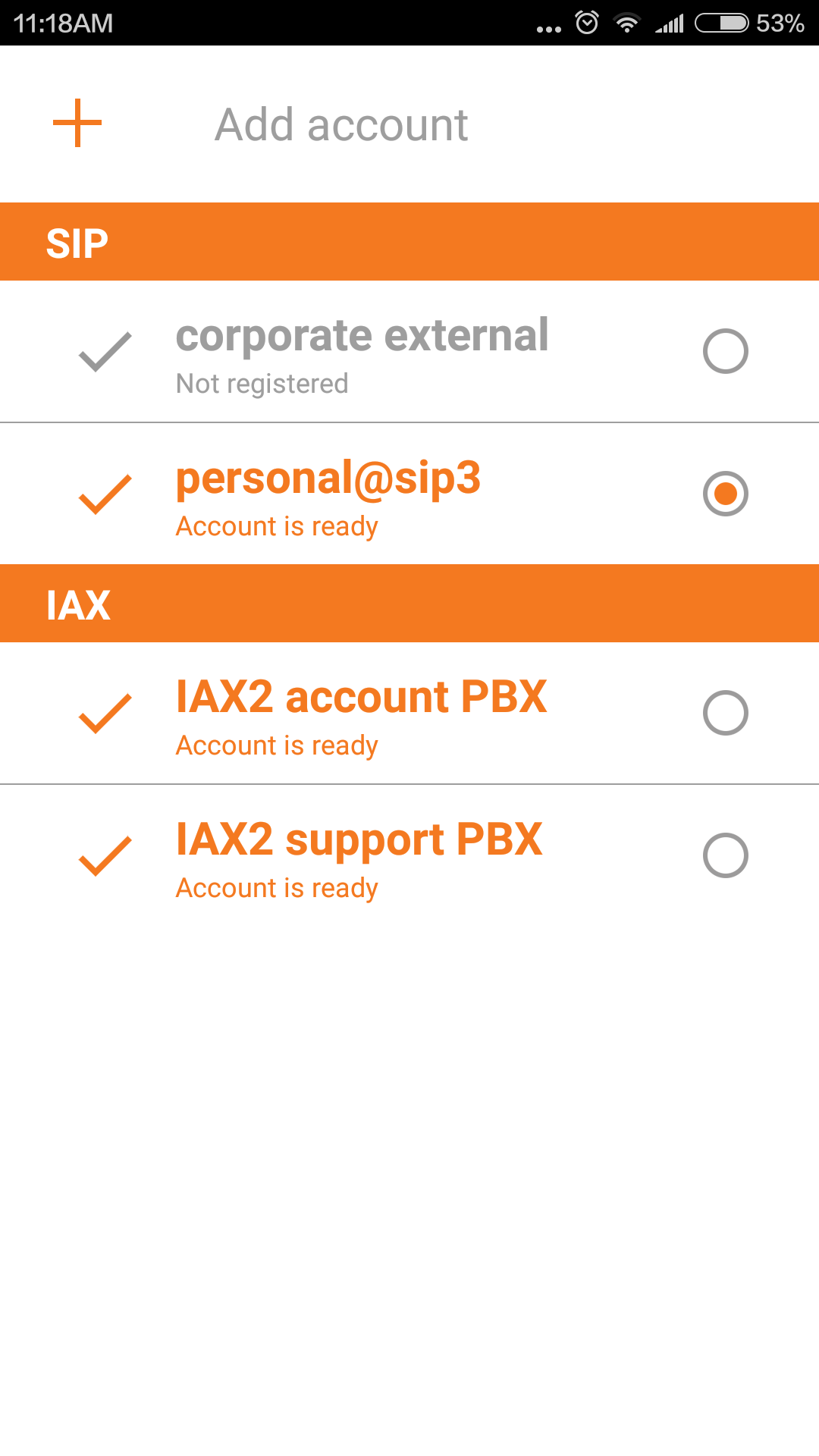 اسکرین شات 8 برنامه ZoiperBeta