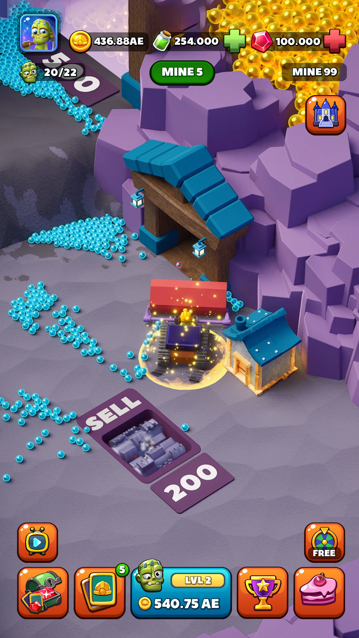 اسکرین شات 5 بازی Idle Zombie Miner: Gold Tycoon