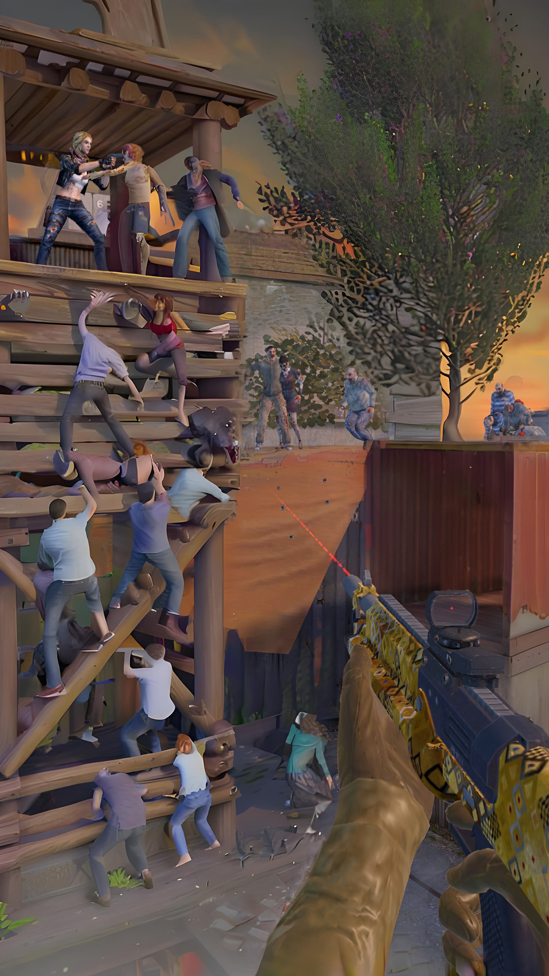 اسکرین شات 1 بازی Zombie Survivor Fire