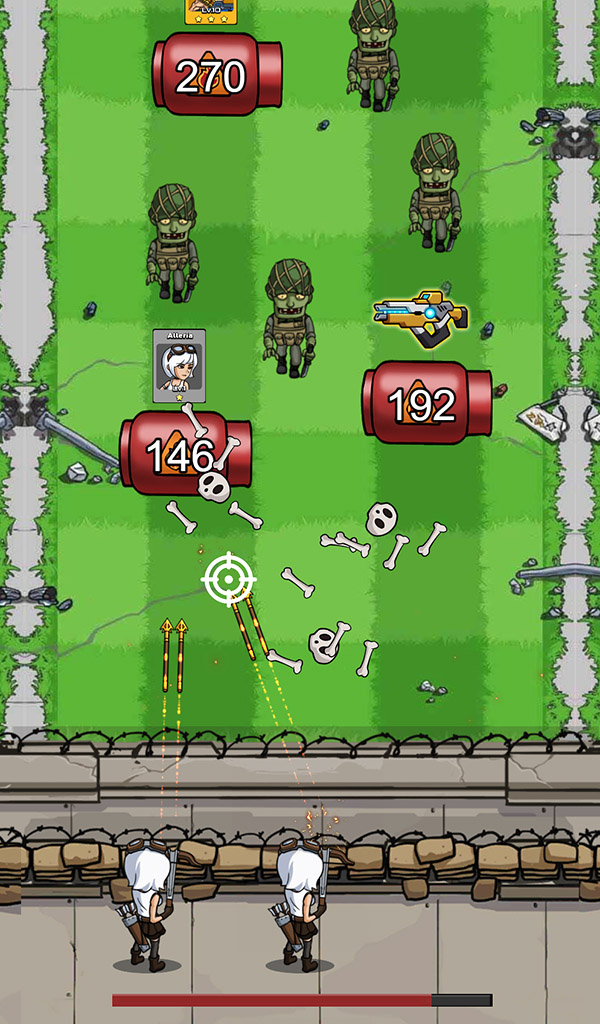 اسکرین شات 2 بازی Zombie War Idle Defense Game