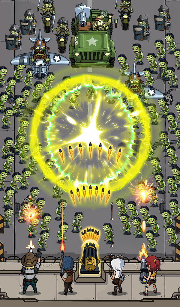 اسکرین شات 7 بازی Zombie War Idle Defense Game