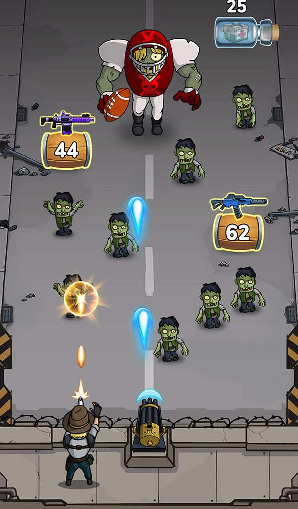 اسکرین شات 1 بازی Zombie War: Idle Defense Game