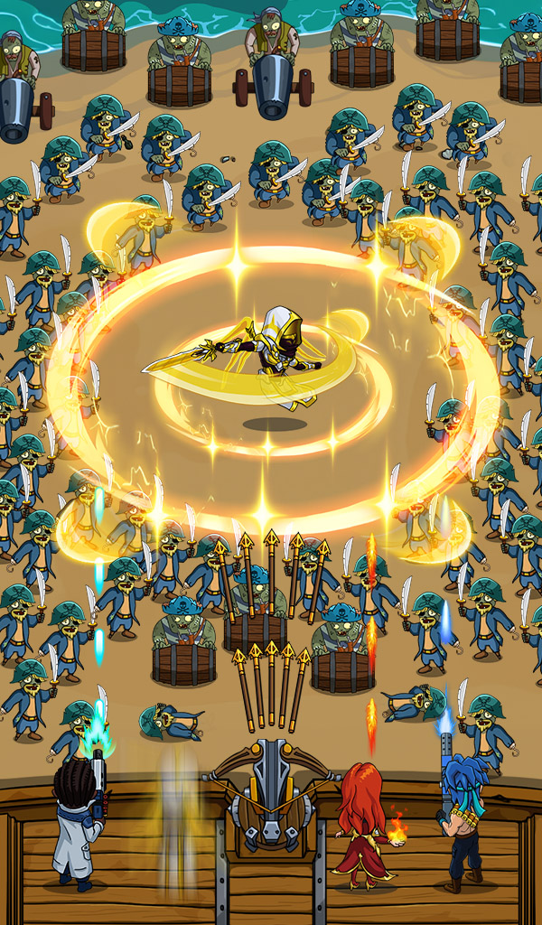 اسکرین شات 6 بازی Zombie War Idle Defense Game