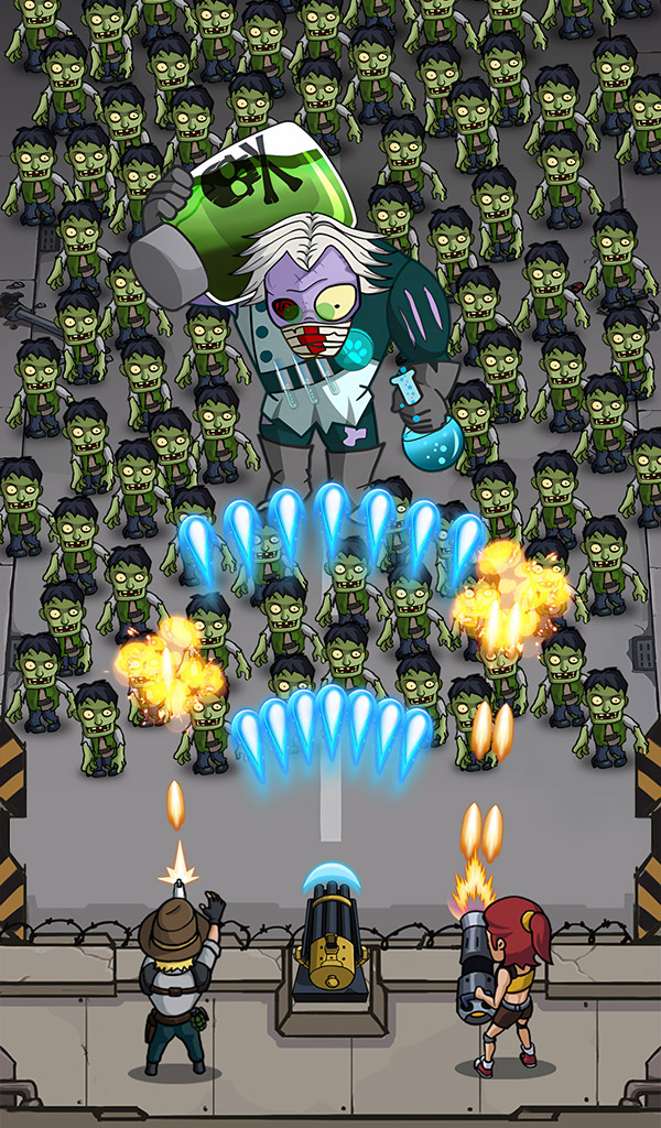 اسکرین شات 3 بازی Zombie War Idle Defense Game