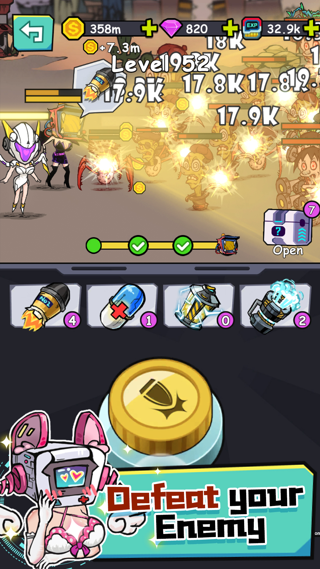 اسکرین شات 2 بازی Zombie Raid: Potato Shoot Fun