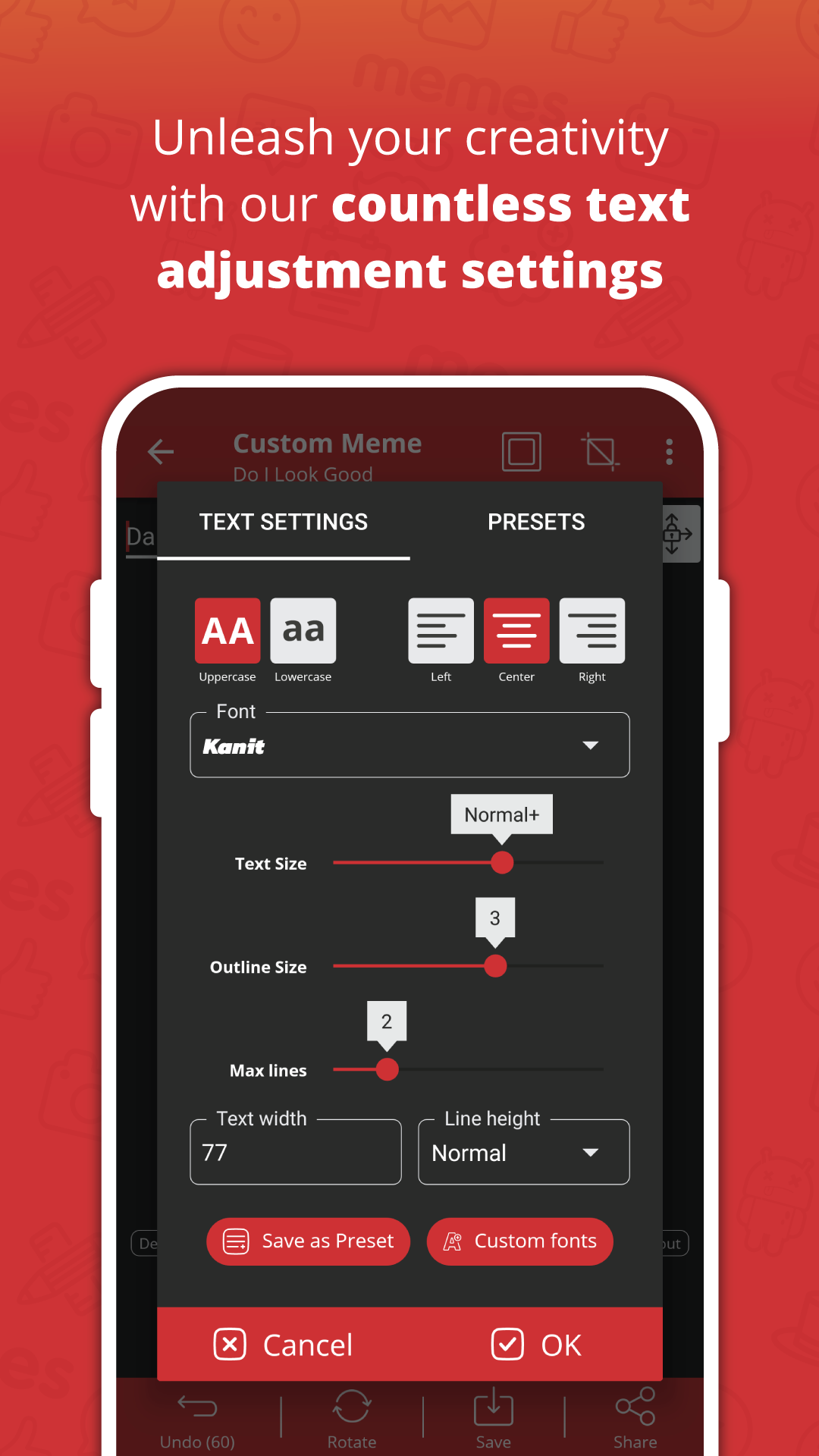 اسکرین شات 4 برنامه Meme Generator