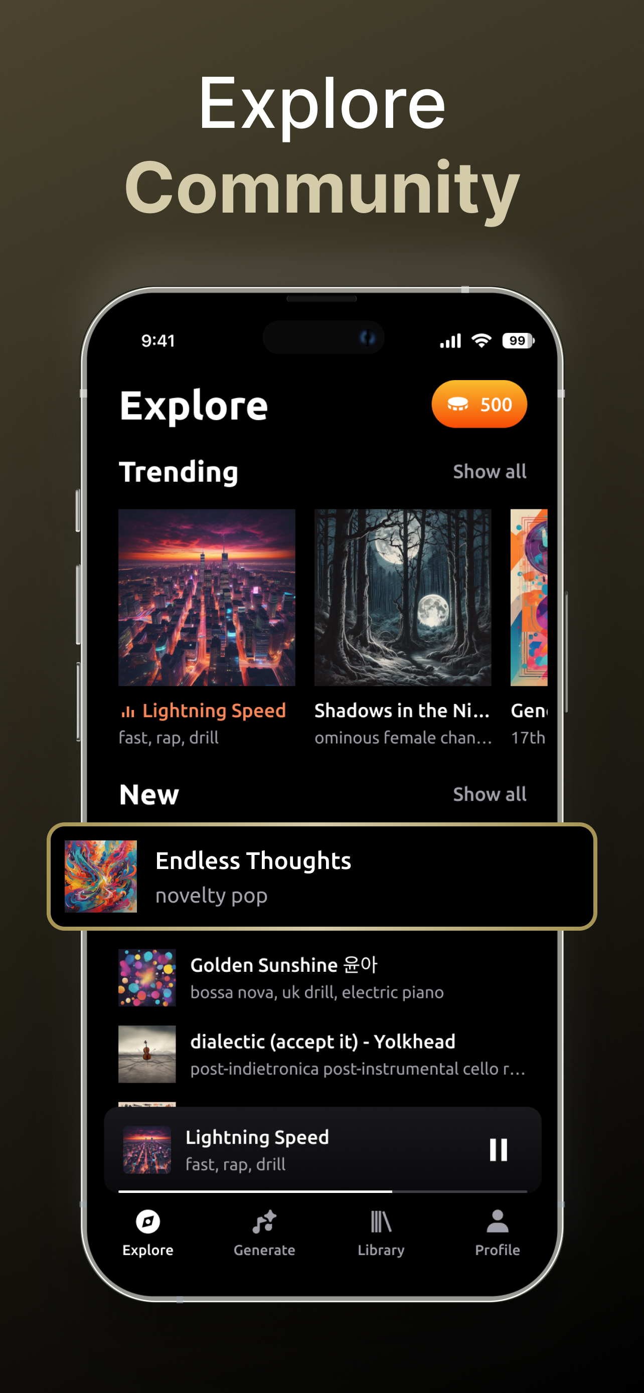 اسکرین شات 6 برنامه Zona AI Song & Music Generator