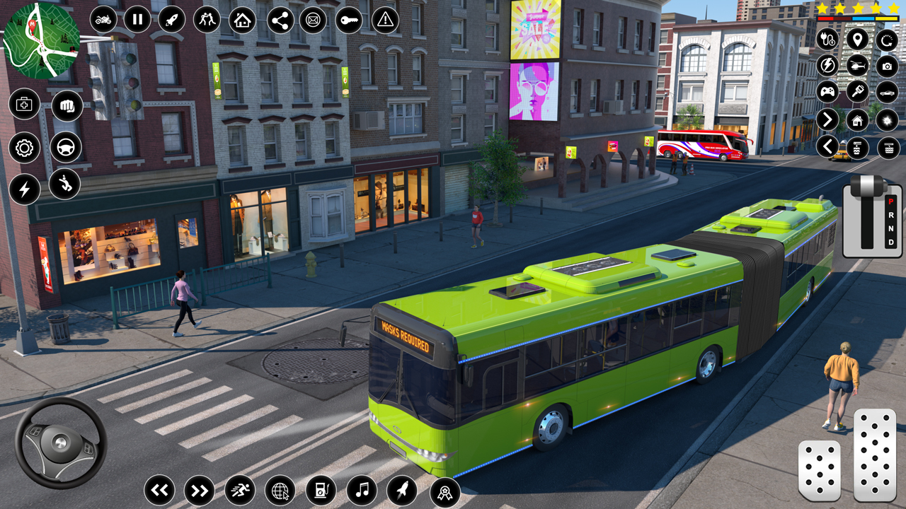 اسکرین شات 1 بازی Driving simulator Bus Games