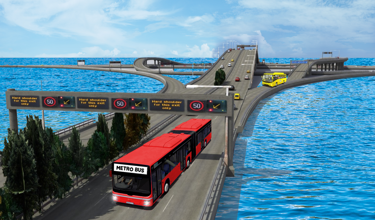 اسکرین شات 1 بازی Driving Simulator Bus Games