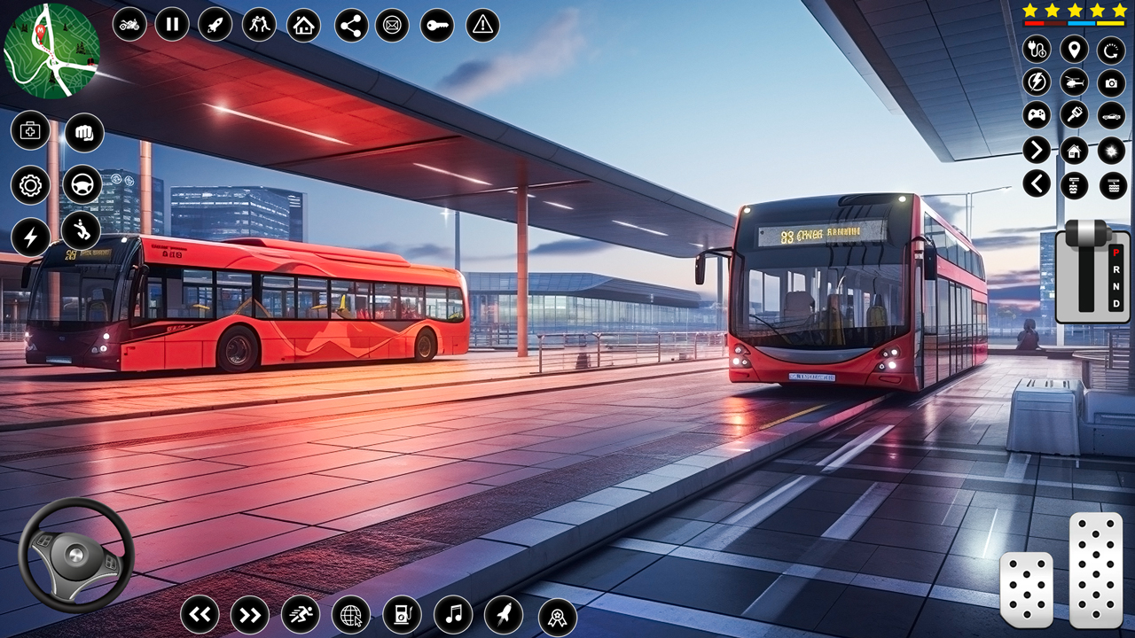 اسکرین شات 5 بازی Driving simulator Bus Games