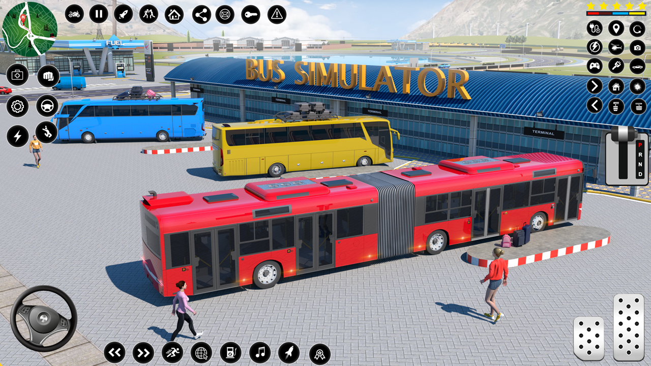 اسکرین شات 2 بازی Driving simulator Bus Games