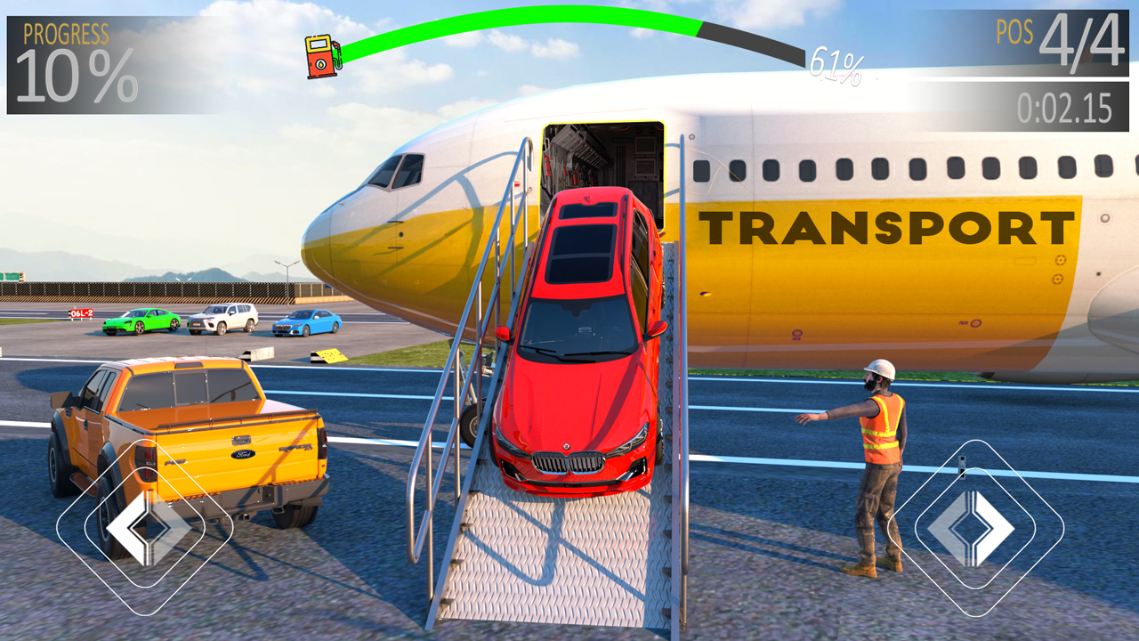 اسکرین شات 3 بازی Airplane Car Transporter Game