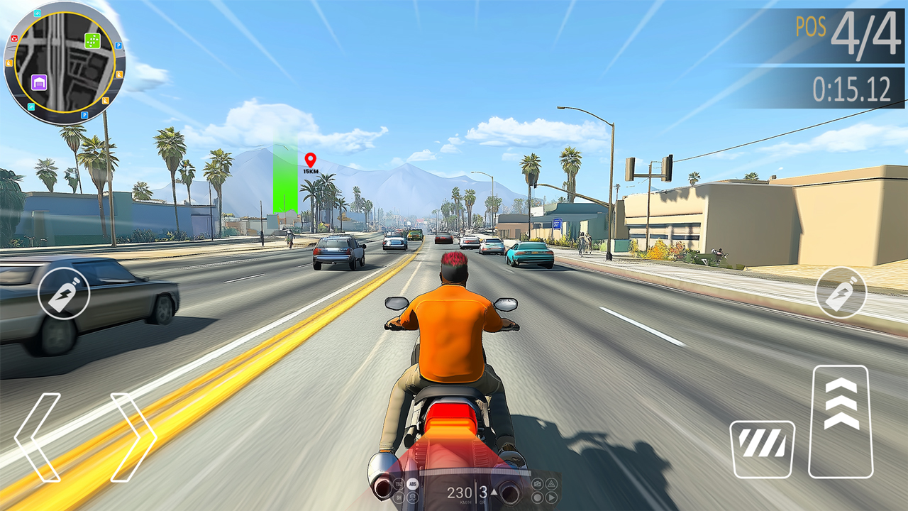 اسکرین شات 2 بازی Theft Bike Driving Games 3D