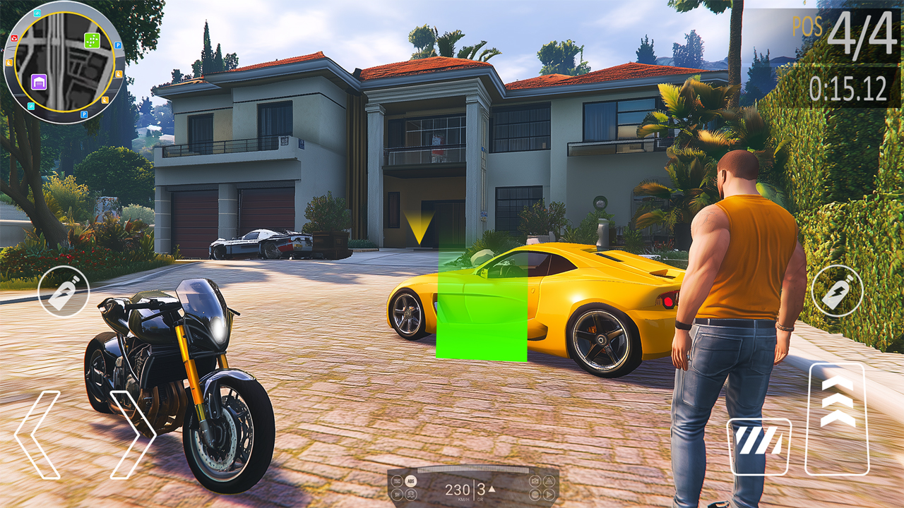 اسکرین شات 1 بازی Theft Bike Driving Games 3D
