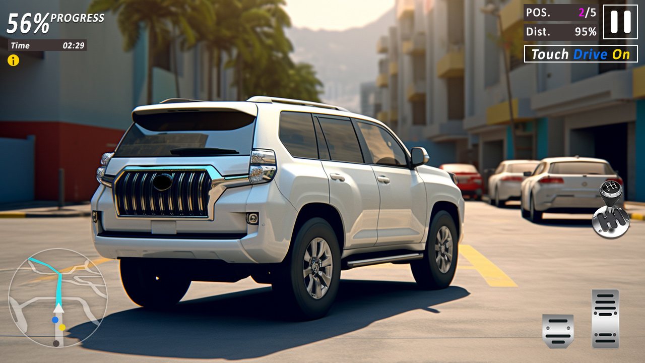 اسکرین شات 1 بازی Offroad Prado Driver Jeep Game