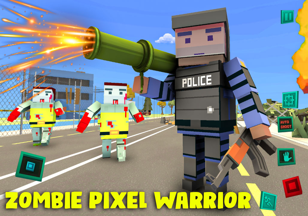اسکرین شات 6 بازی Zombie Pixel Warrior 3D- The L
