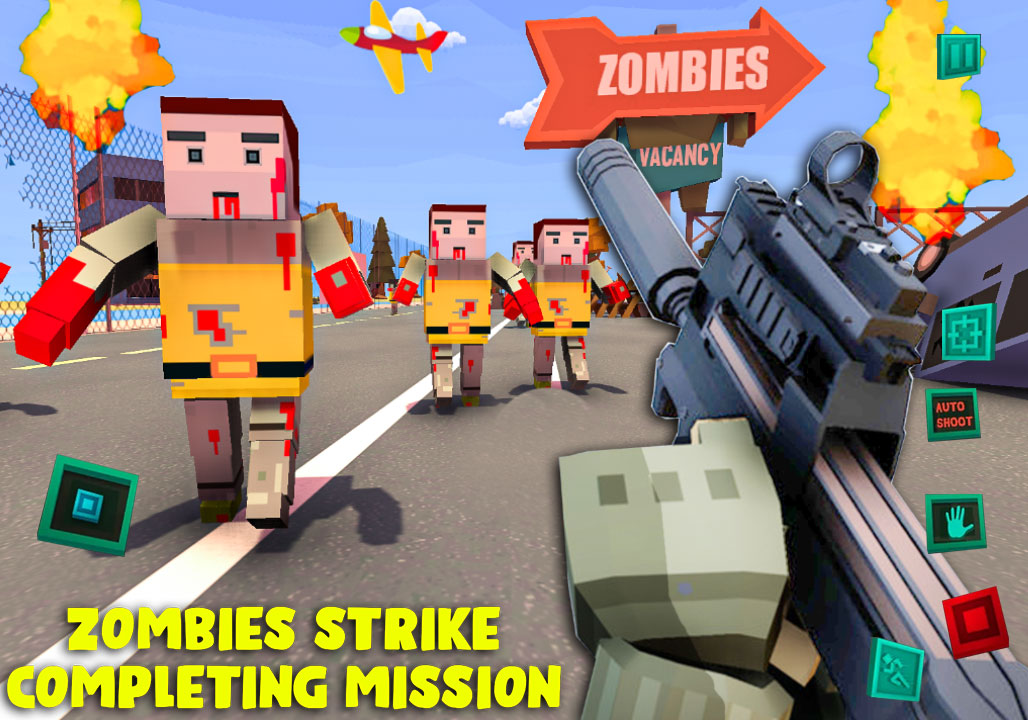 اسکرین شات 5 بازی Zombie Pixel Warrior 3D- The L
