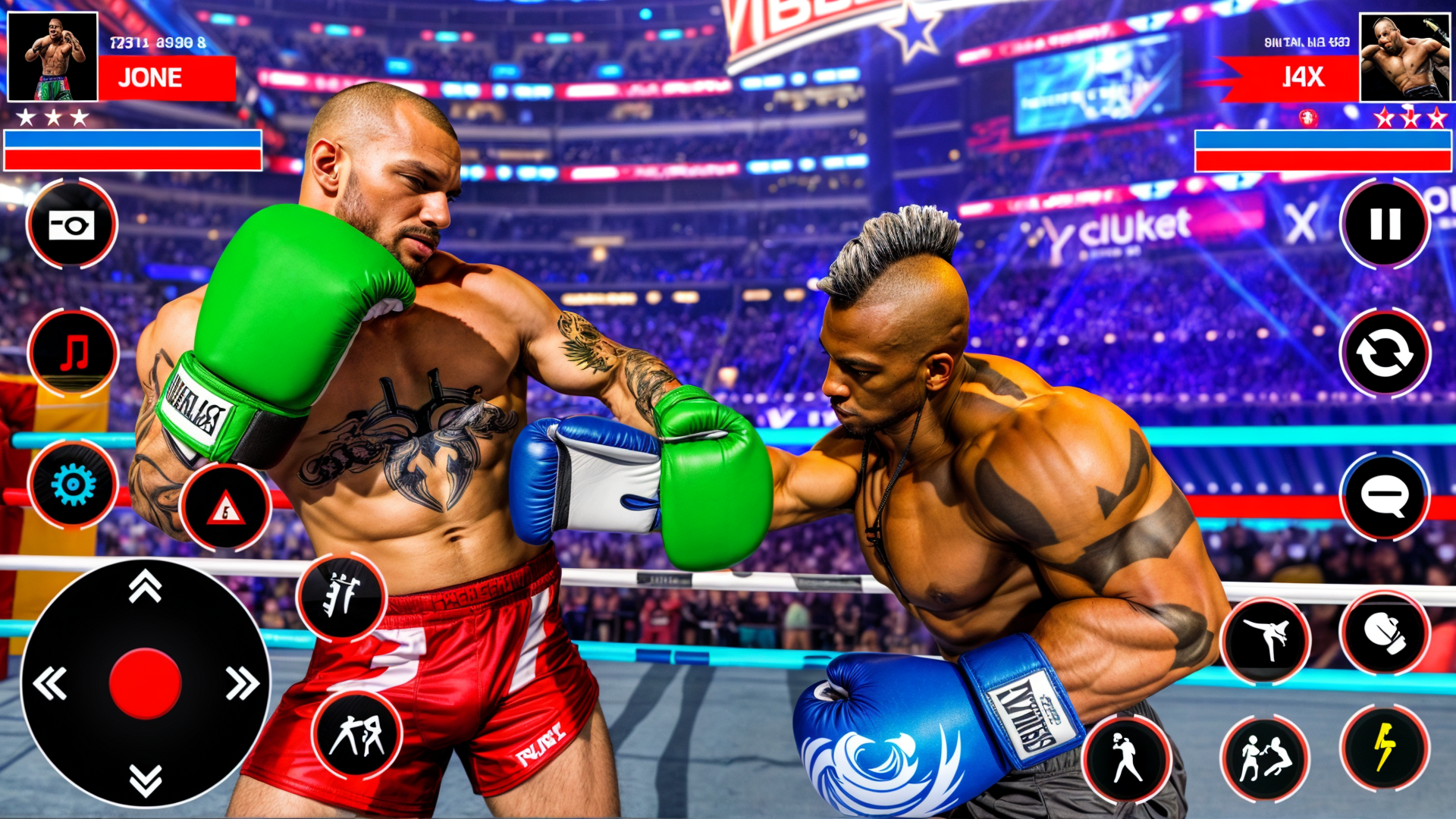 اسکرین شات 3 بازی Real Punch Boxing Games 3d